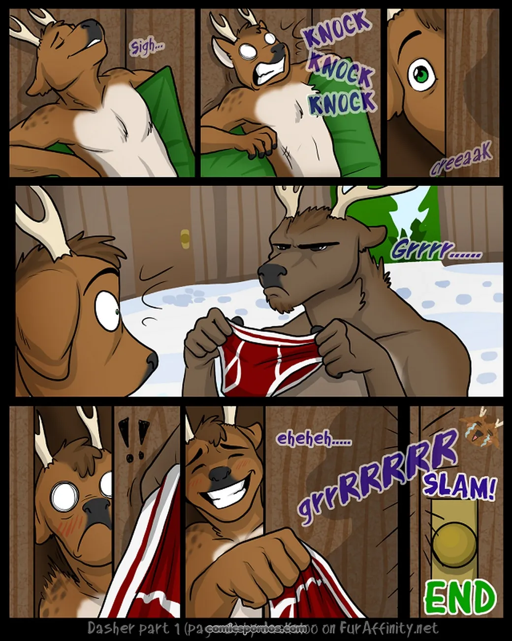 Dasher: A Reindeer's Naughty Christmas - Page 6