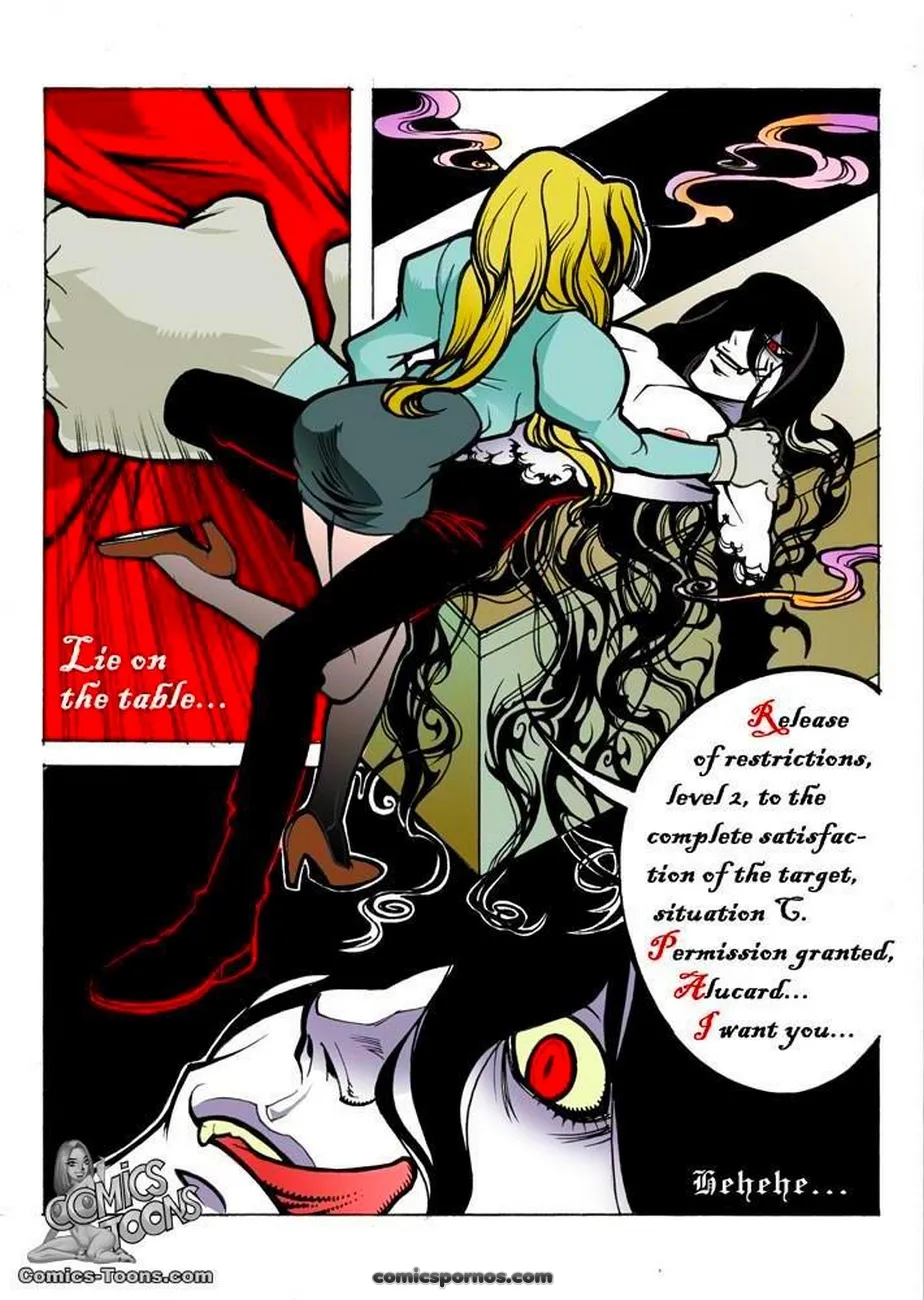 Alucard & Integra: Crimson Lust (Hellsing Adult Fanfic) - Page 6