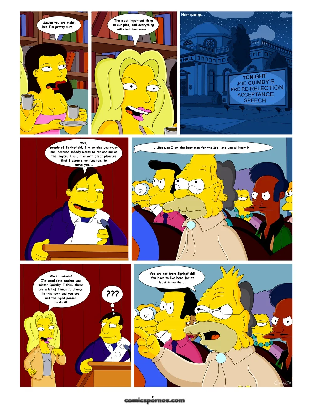 Springfield Sexcapades: A Parody Comic - Page 10