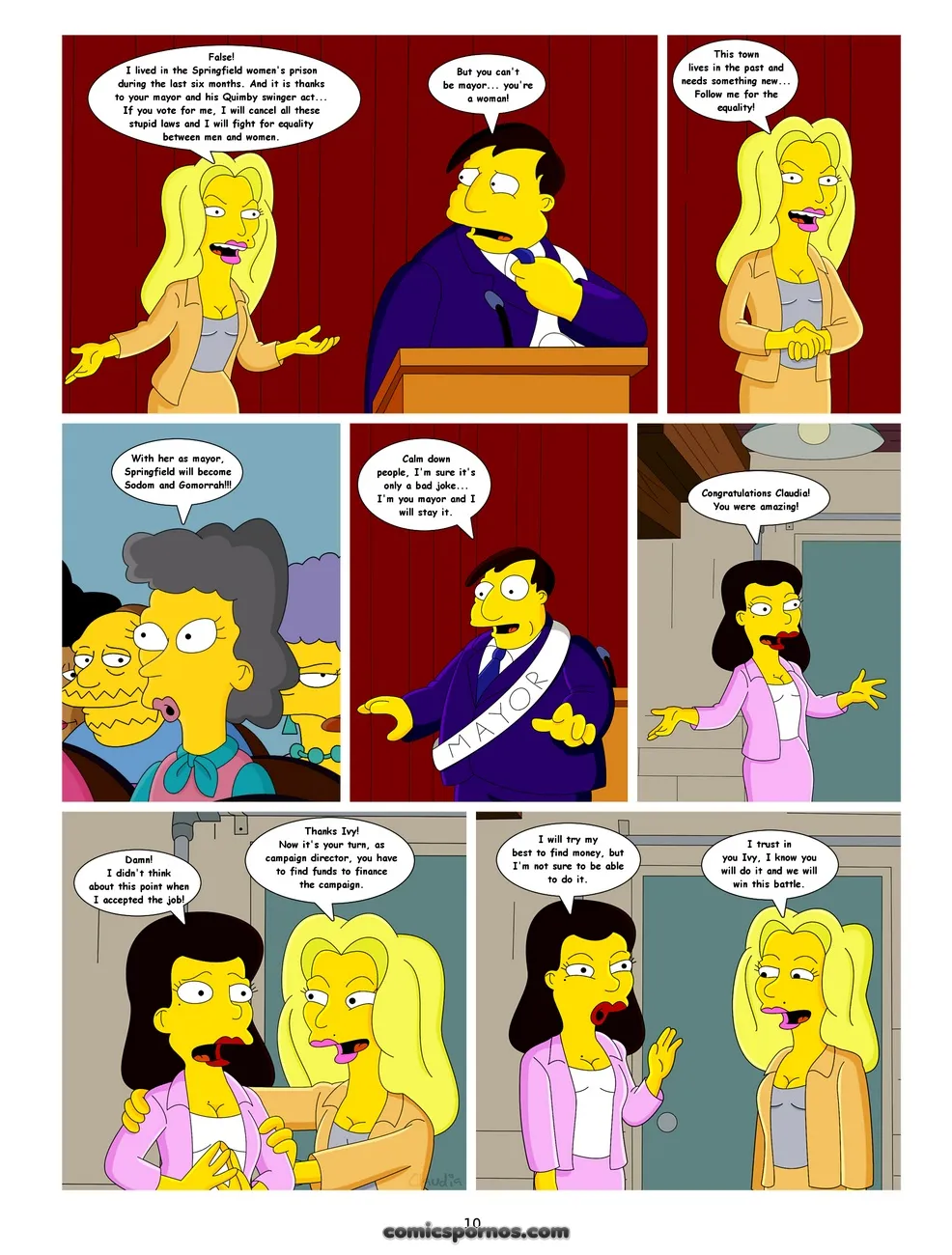 Springfield Sexcapades: A Parody Comic - Page 11