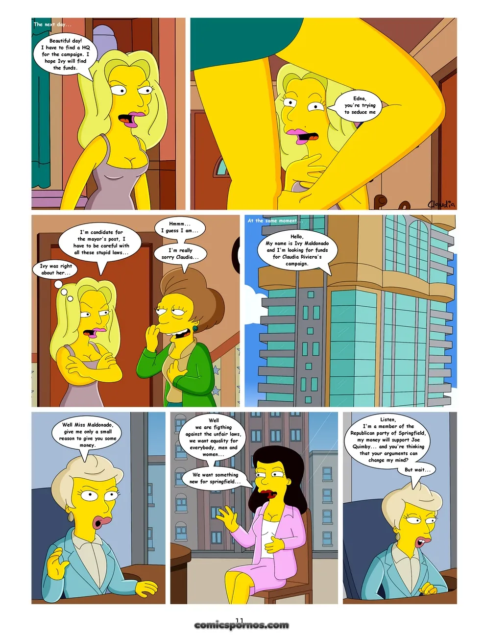 Springfield Sexcapades: A Parody Comic - Page 12