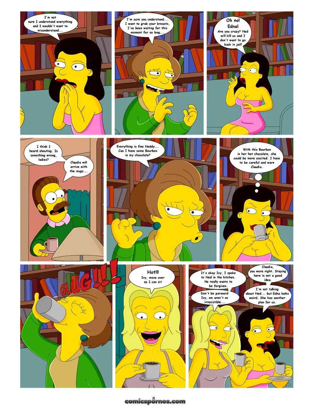 Springfield Sexcapades: A Parody Comic - Page 9
