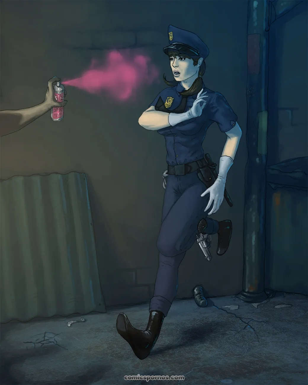 Sexy Police Academy: Blonde Justice - Page 1
