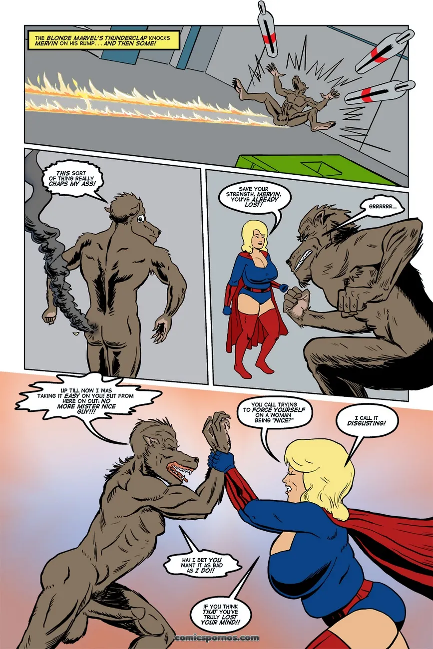 Blonde Bombshell vs. Mervin the Monster! - Page 16