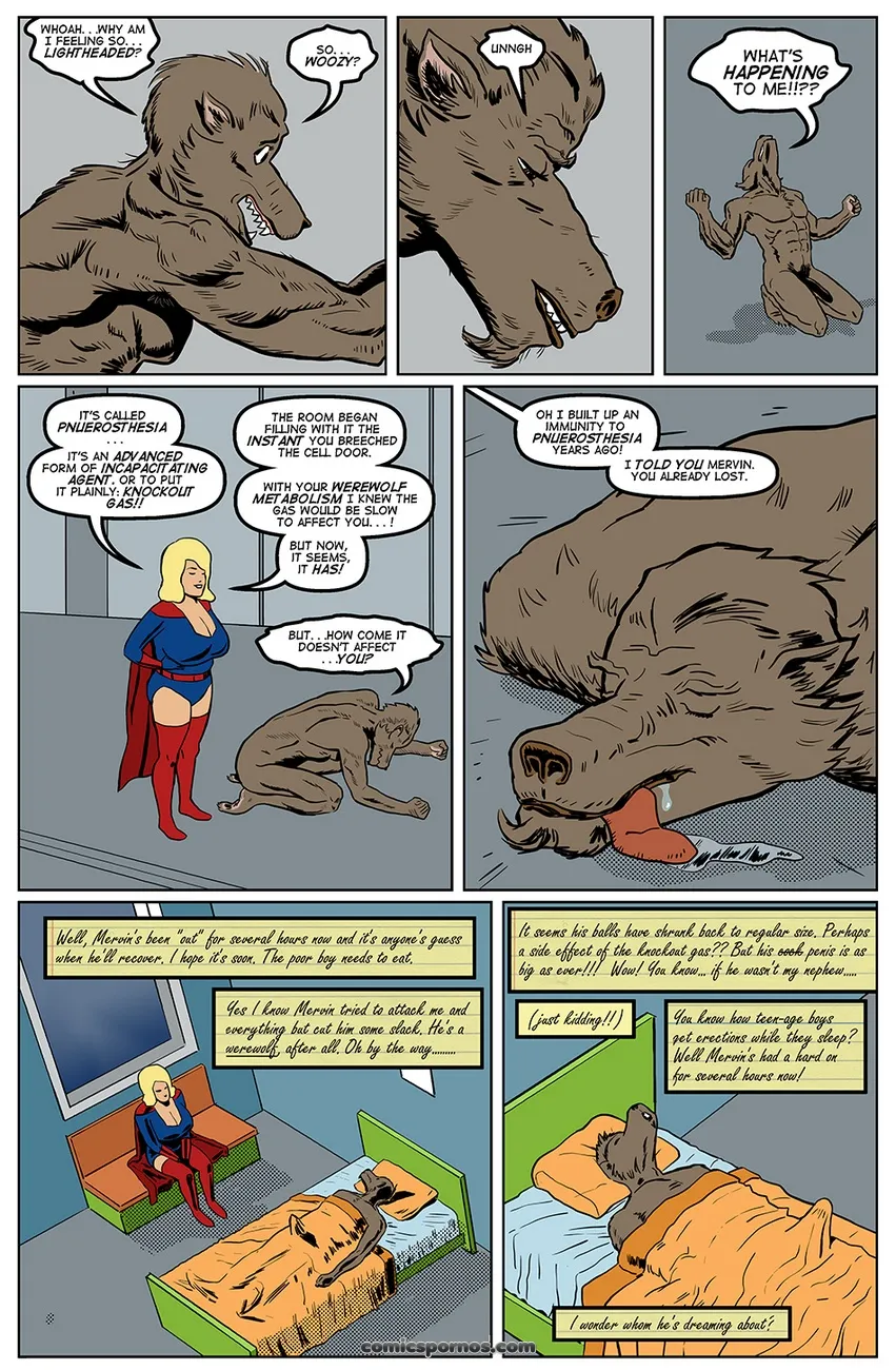 Blonde Bombshell vs. Mervin the Monster! - Page 17