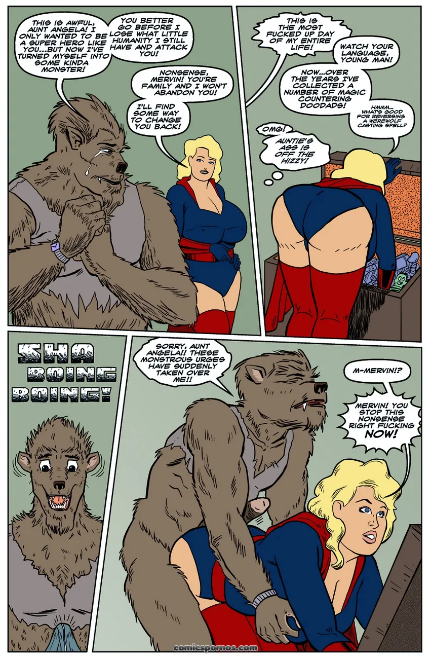 Blonde Bombshell vs. Mervin the Monster! - Page 2
