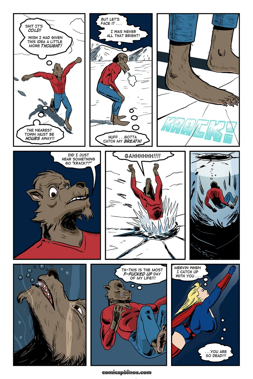 Blonde Bombshell vs. Mervin the Monster! - Page 21