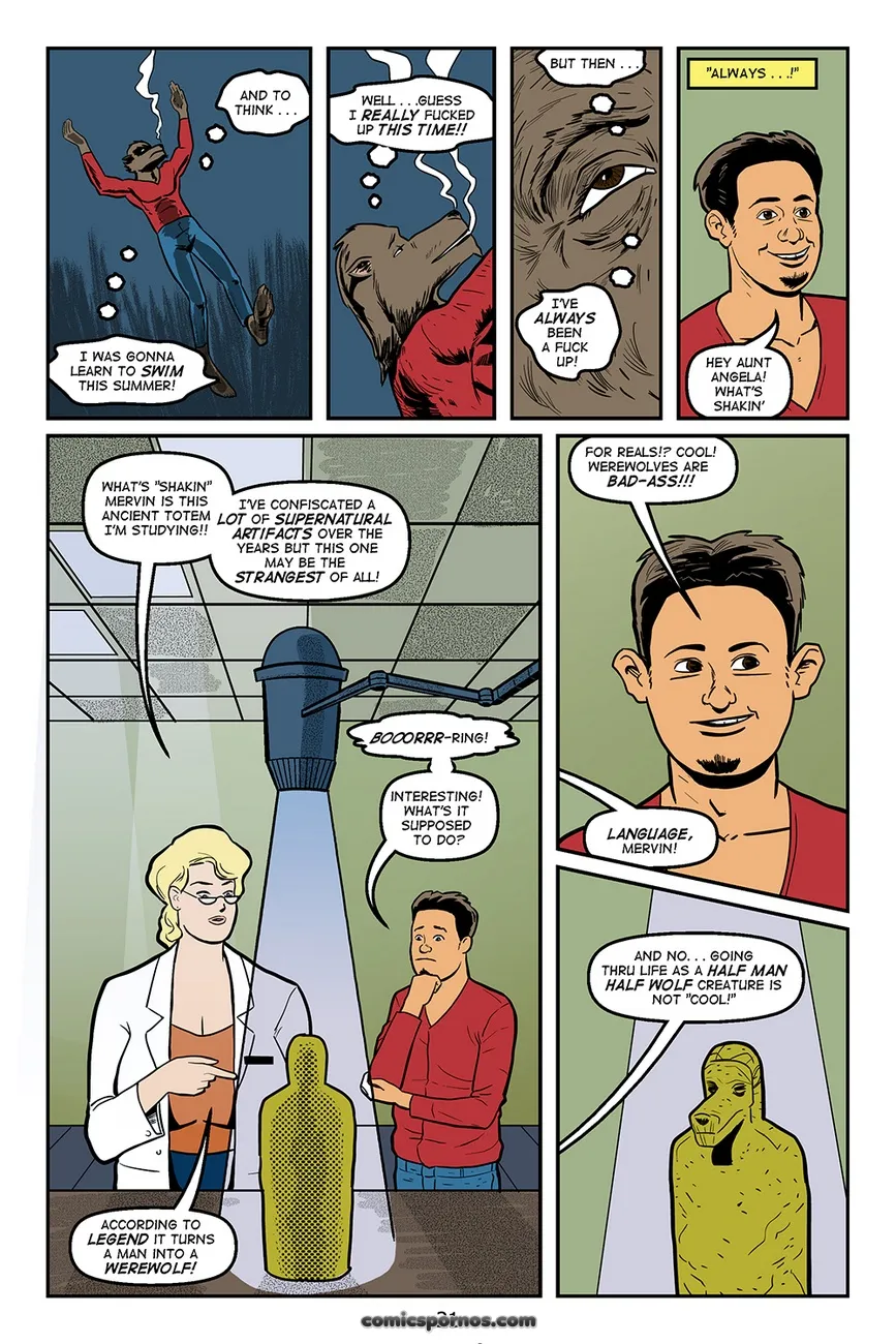 Blonde Bombshell vs. Mervin the Monster! - Page 23