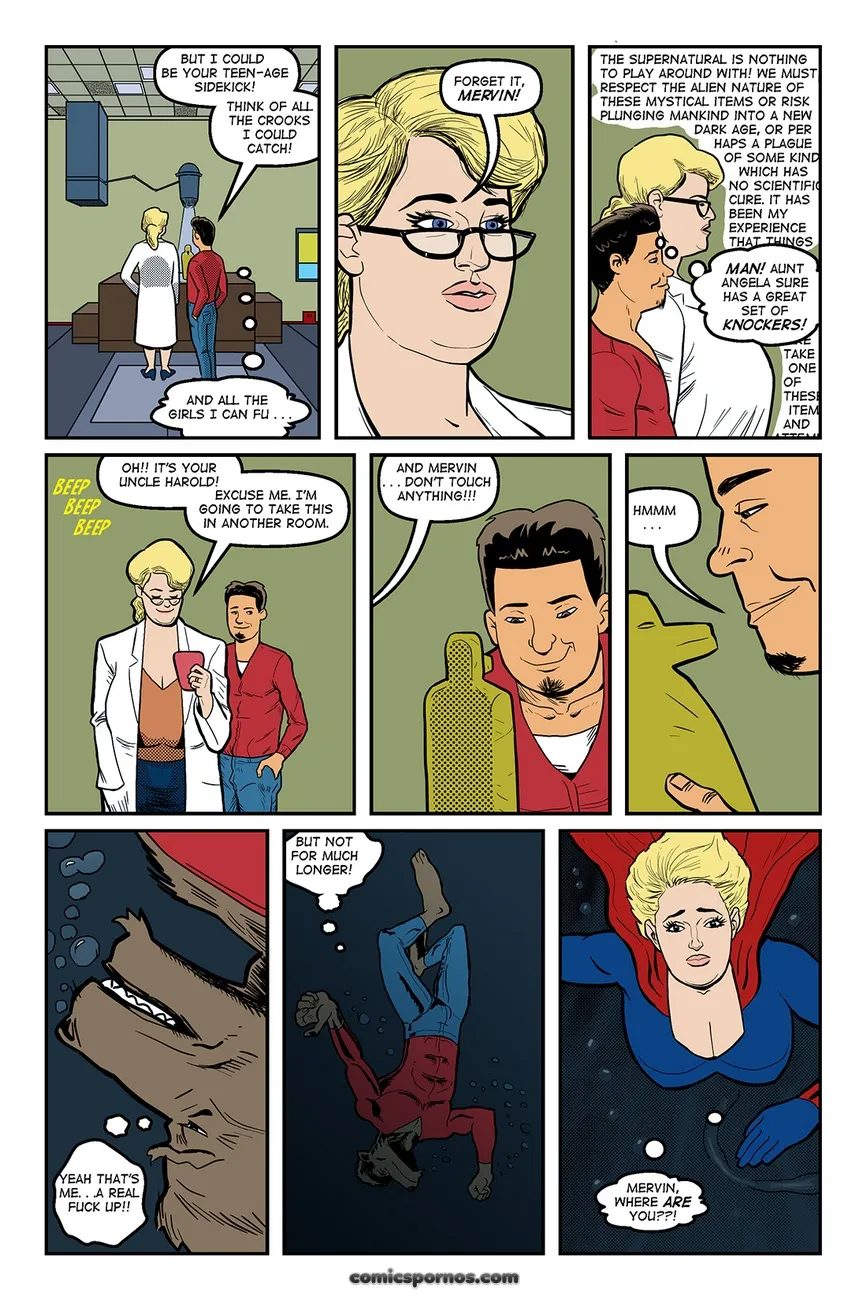 Blonde Bombshell vs. Mervin the Monster! - Page 24