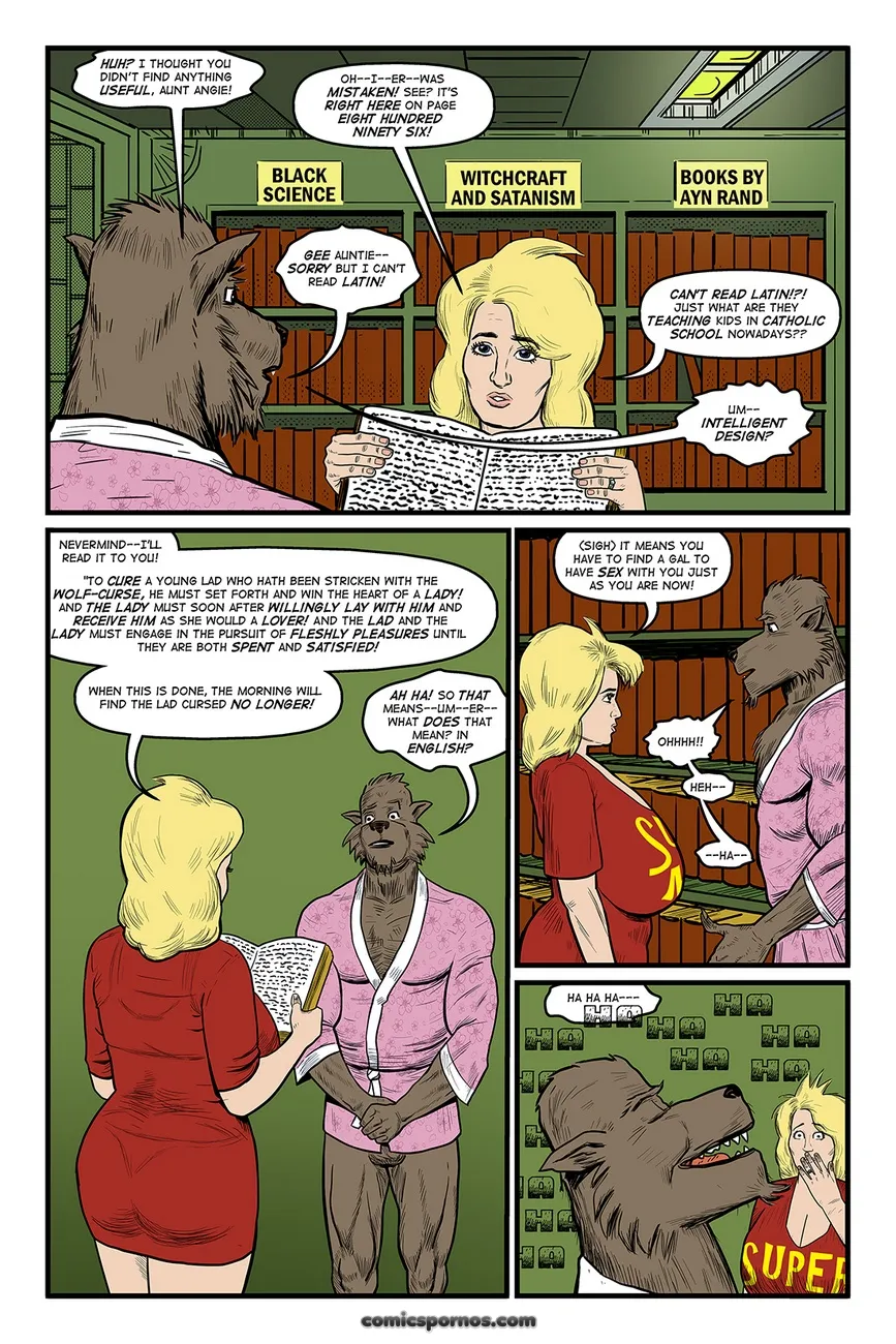 Blonde Bombshell vs. Mervin the Monster! - Page 34