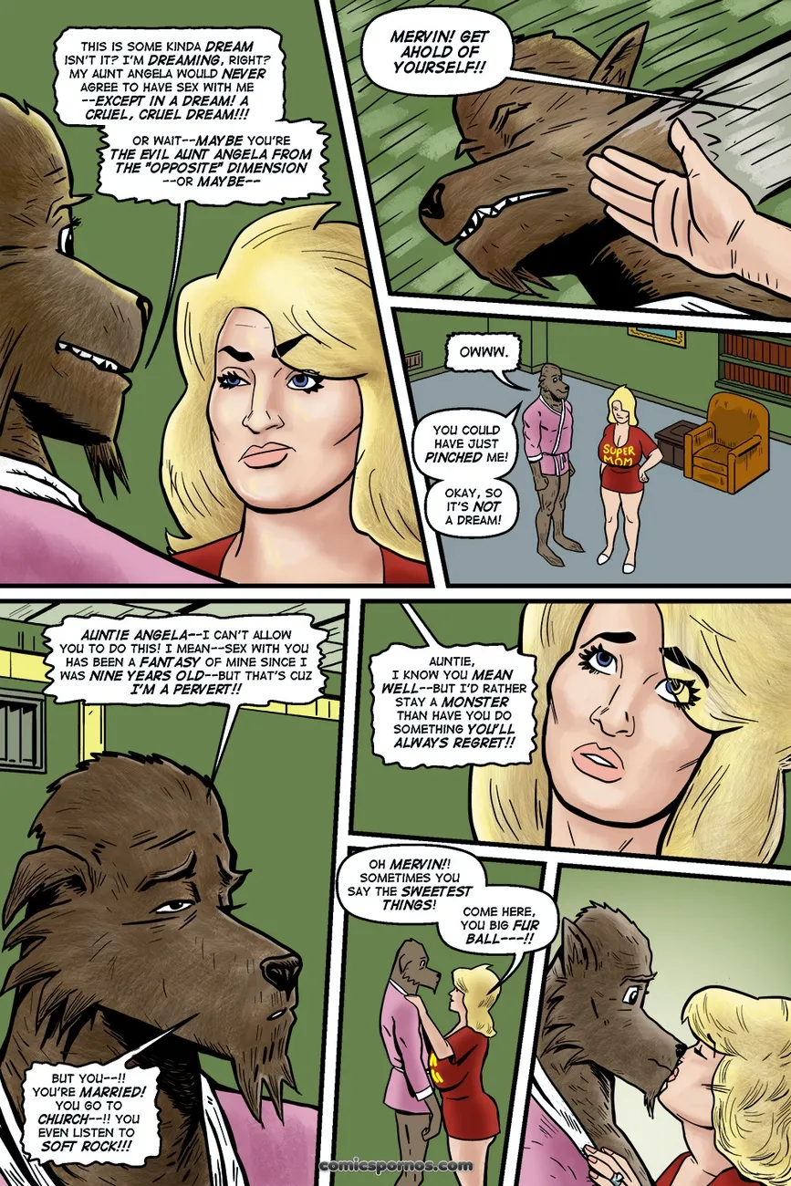Blonde Bombshell vs. Mervin the Monster! - Page 36