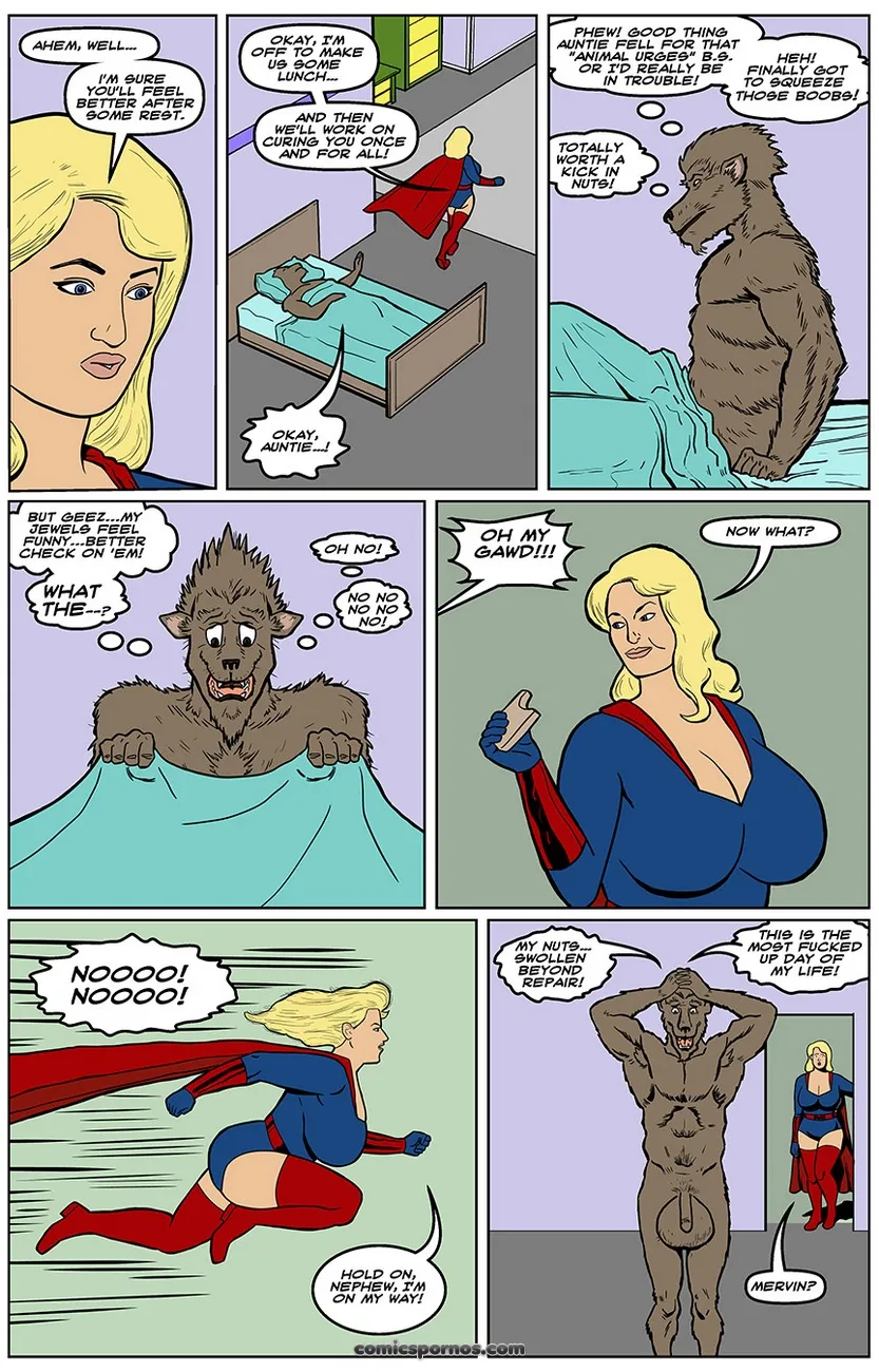 Blonde Bombshell vs. Mervin the Monster! - Page 5
