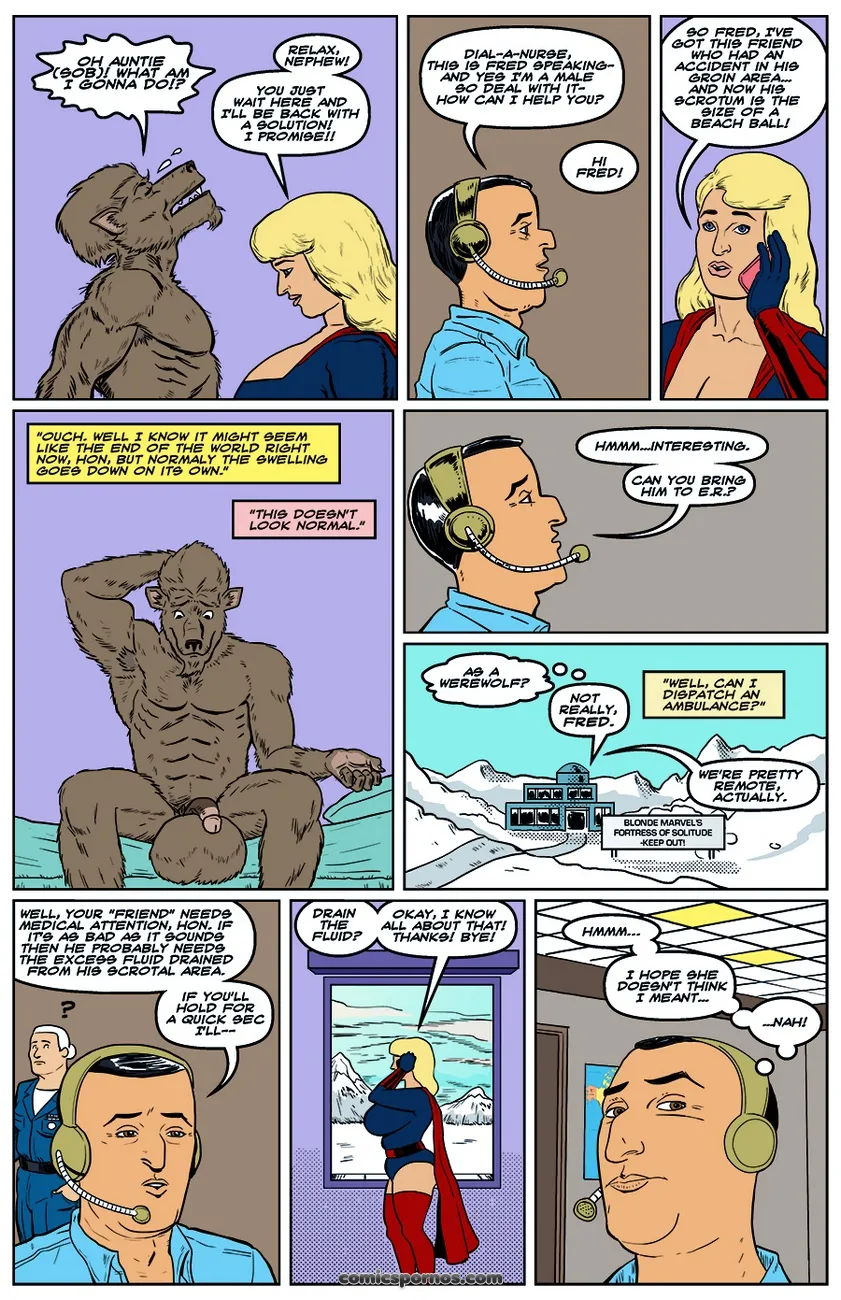 Blonde Bombshell vs. Mervin the Monster! - Page 6
