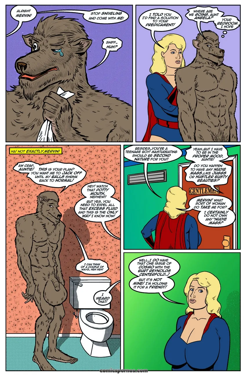 Blonde Bombshell vs. Mervin the Monster! - Page 7