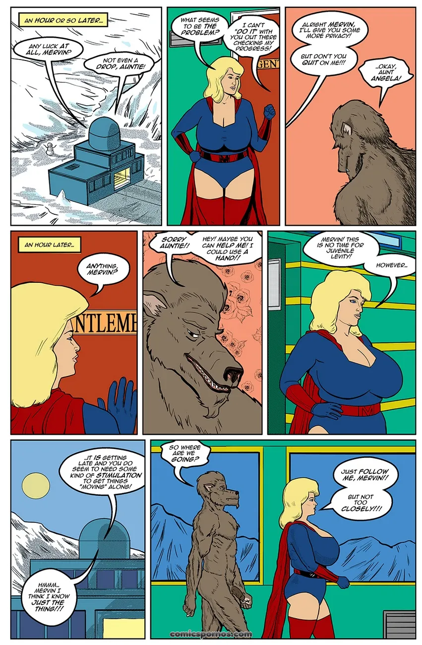 Blonde Bombshell vs. Mervin the Monster! - Page 8