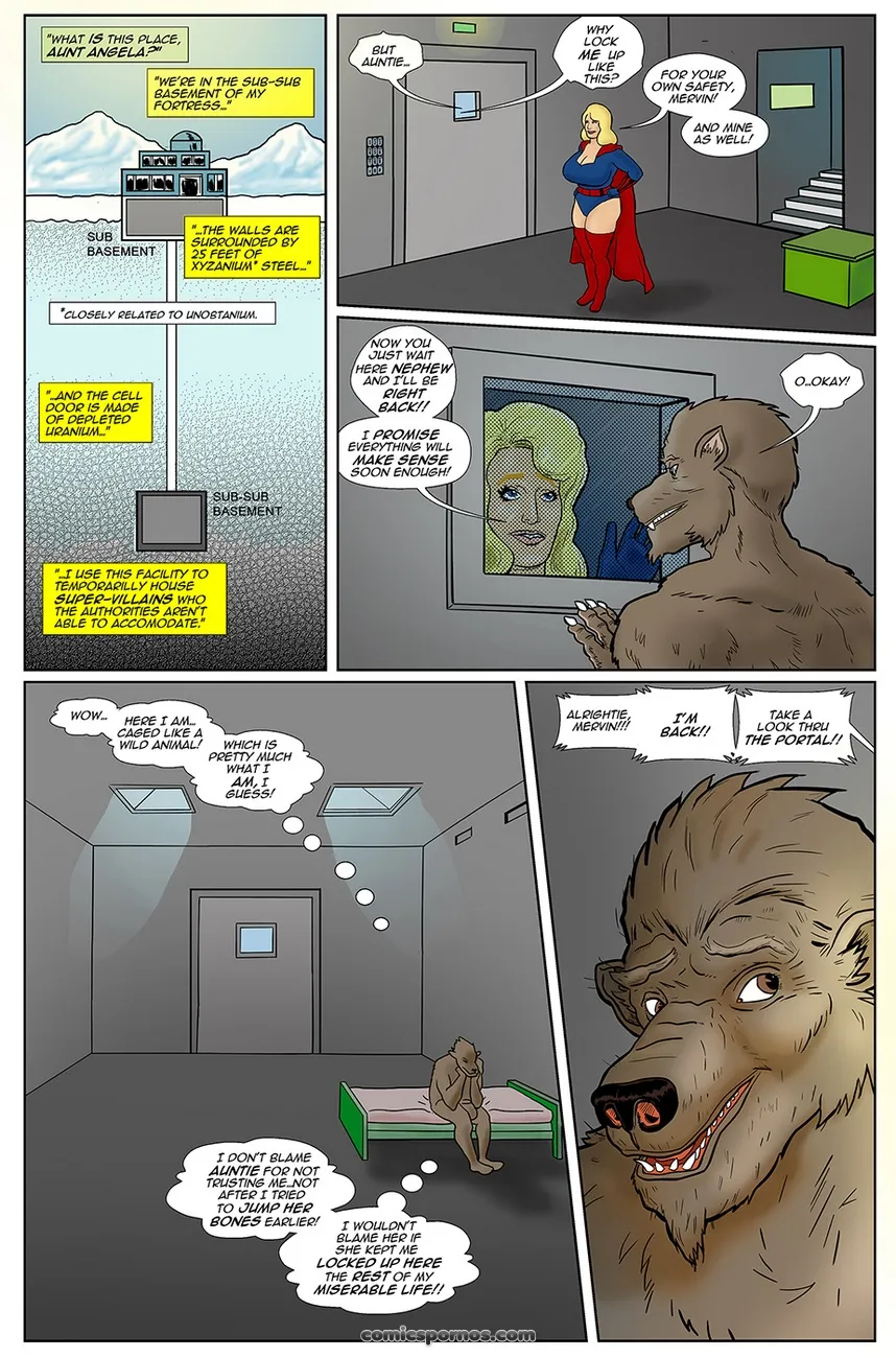 Blonde Bombshell vs. Mervin the Monster! - Page 9