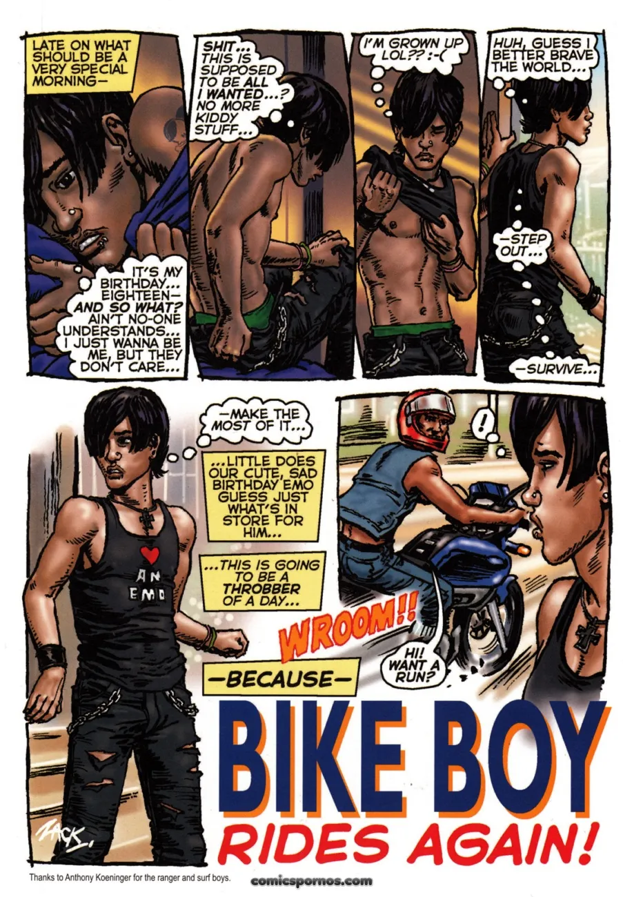 Bike Boy's Wild Ride: Erotic Adventures - Page 2
