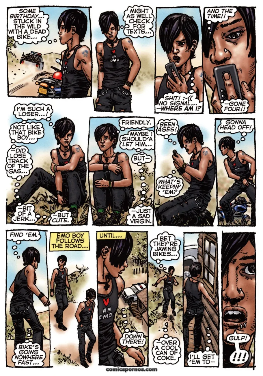 Bike Boy's Wild Ride: Erotic Adventures - Page 8