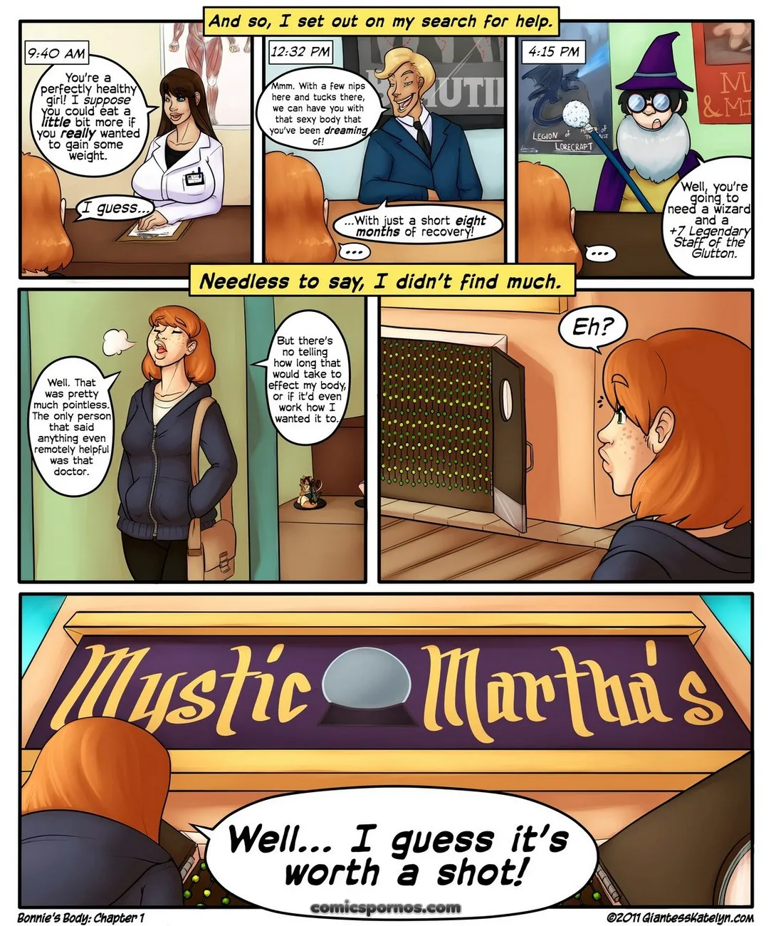Bonnie's Big Break: Curvy Comic Debut - Page 3