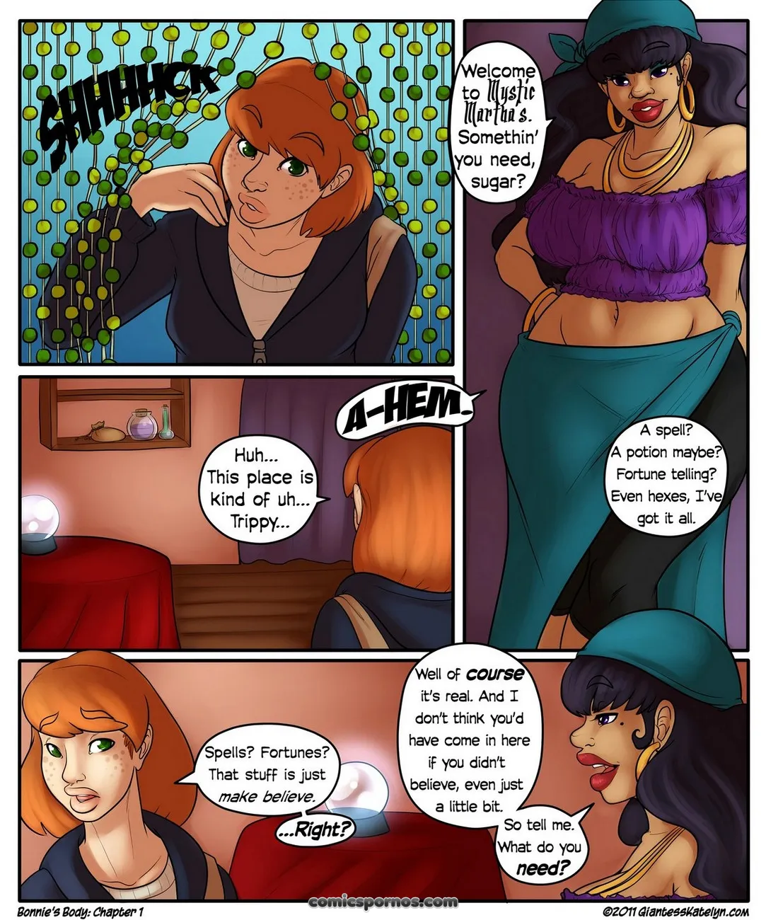 Bonnie's Big Break: Curvy Comic Debut - Page 4
